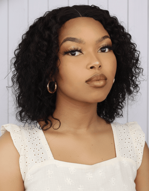 Brazilian Middle Part Wig - Water Wave - 8"