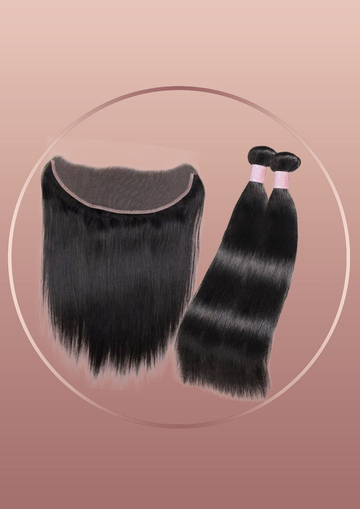 Brazilian 13x4 Frontal and Bundle Combo - Straight