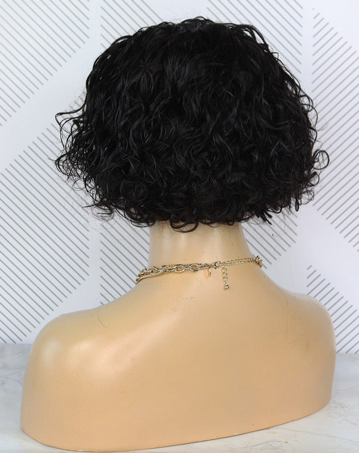 Beginner Brazilian Lace Front Wig 13x1 Water Wave - 10" 0746