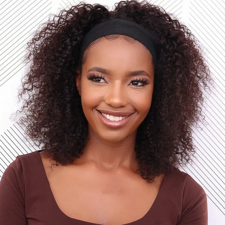 Brazilian Headband Wig - Kinky Curl - 12"