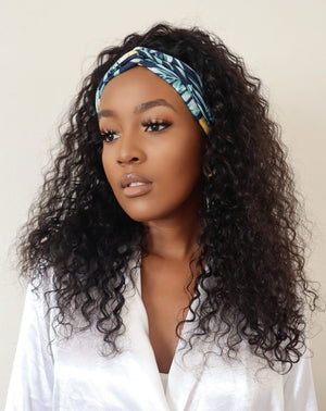 Brazilian Water Wave Headband Wig - 18"