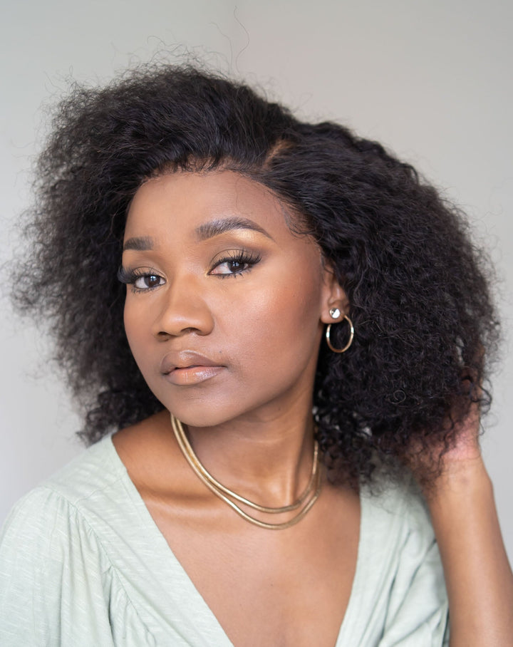 Peruvian Lace Front Wig - Jerry Curl