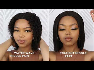 Brazilian Middle Part 8inch Combo