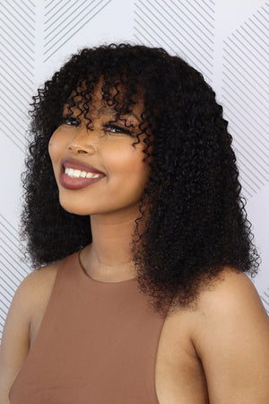 Brazilian Kinky Curl Fringe - Gabby