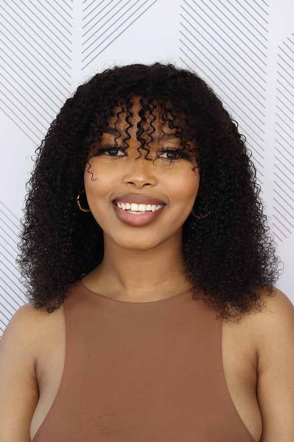 Brazilian Kinky Curl Fringe - Gabby